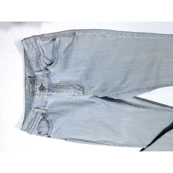 Chico's Platinum Denim Light Wash  Straight Leg Jeans  Women's Size 00 Short - Picture 6 of 6